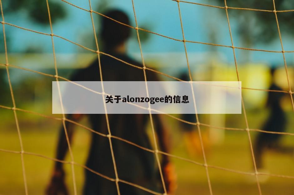 关于alonzogee的信息